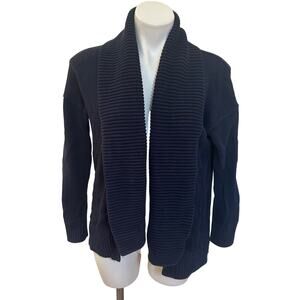 J. Crew Navy Blue Open Cardigan Sweater sz XS